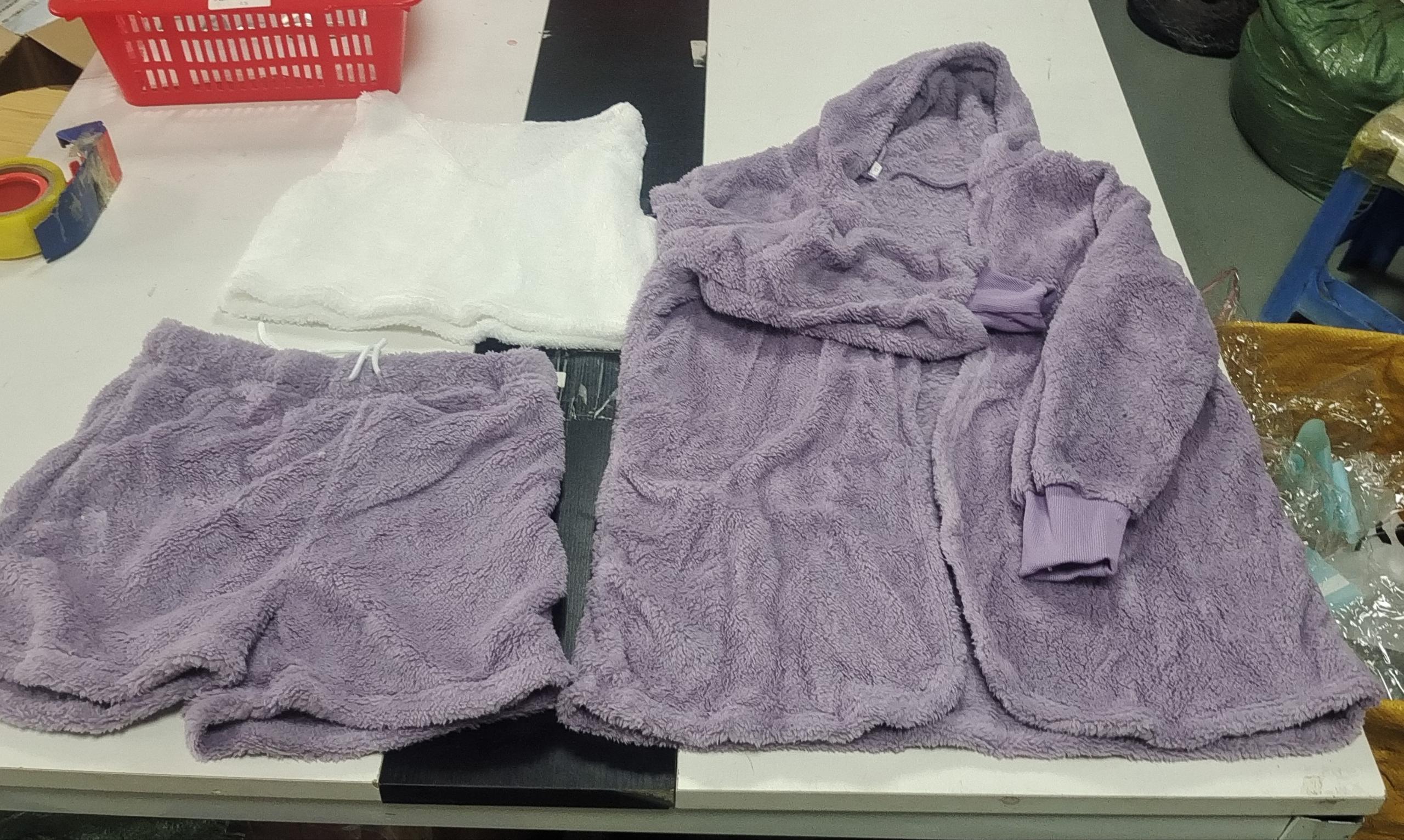 Long Sleeve Crop Tank & Drawstring Shorts Sleepwear