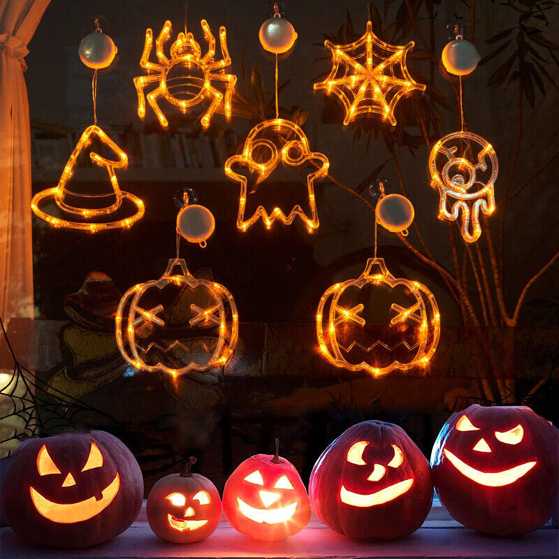Spooky Pumpkin & Ghost LED Lights