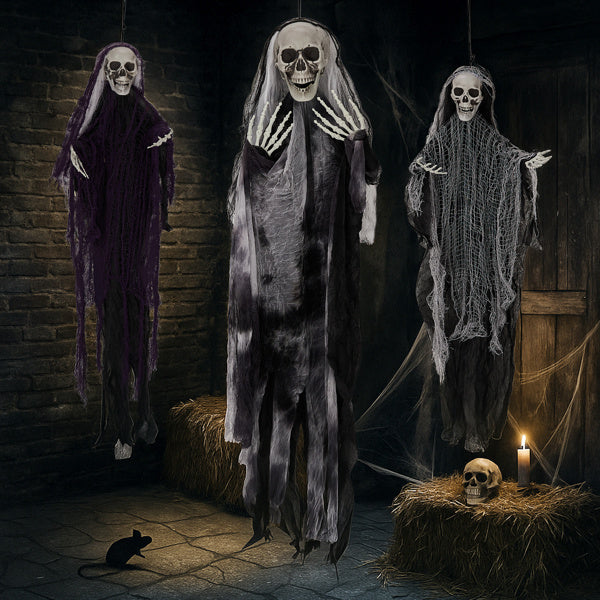 Halloween Haunted Hanging Skeleton Set