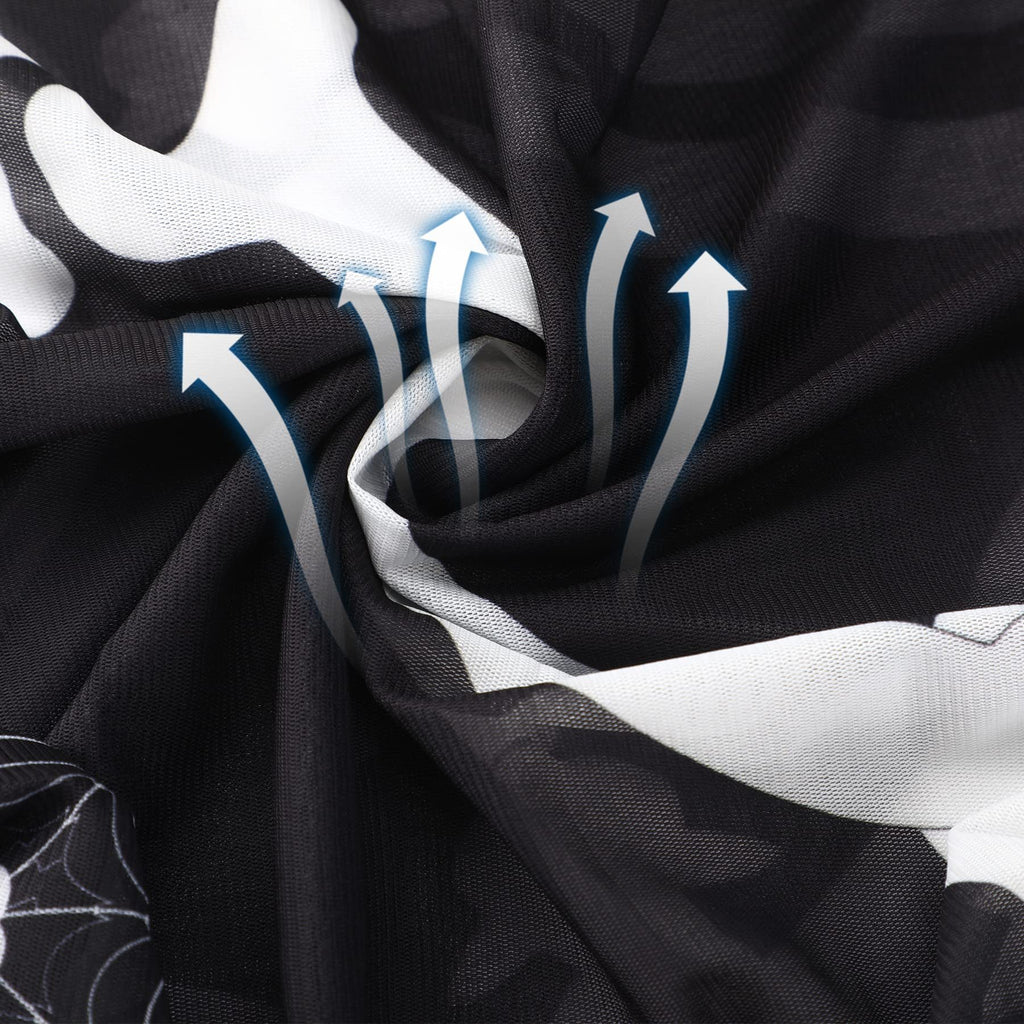 Spooky Skeleton Poncho Halloween Outfit