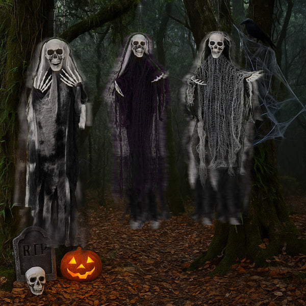 Halloween Haunted Hanging Skeleton Set