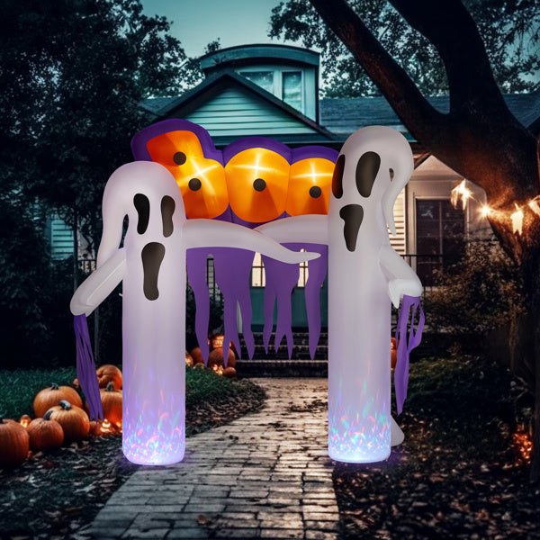 Halloween Ghost Arch with 3 LED Lights