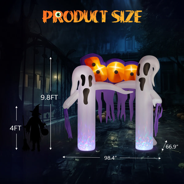 Halloween Ghost Arch with 3 LED Lights