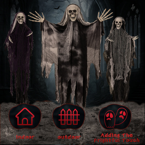 Halloween Haunted Hanging Skeleton Set