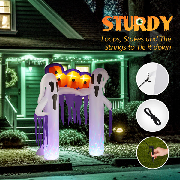 Halloween Ghost Arch with 3 LED Lights