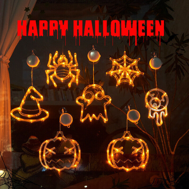 Spooky Pumpkin & Ghost LED Lights