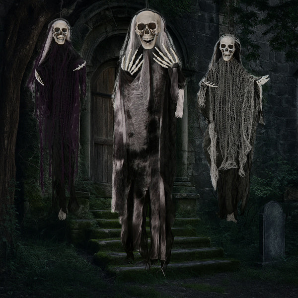 Halloween Haunted Hanging Skeleton Set